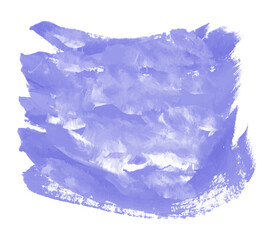 Blue acrylic paint spot. You can use it as a brush or as a background 