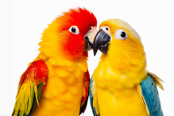 Parrot Parakeet Bird Love Secret Whisper 