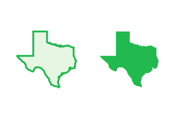 Texas icon set. texas sign symbol