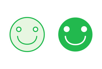 smile icon set. smile emoticon icon. feedback