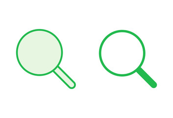 Search icon set. search magnifying glass icon