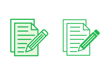 Note icon set. notepad icon vector