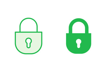 Lock icon set. Padlock icon vector. Encryption icon. Security symbol