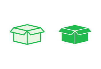 Box icon set. box vector icon, package, parcel