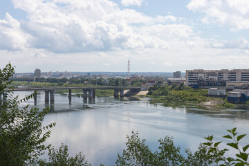 Kemerovo, Kuznetsky bridge over the river Tom