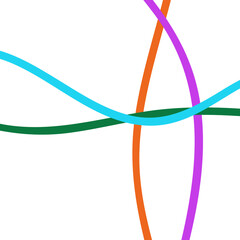 Colorful abstracts lines background 