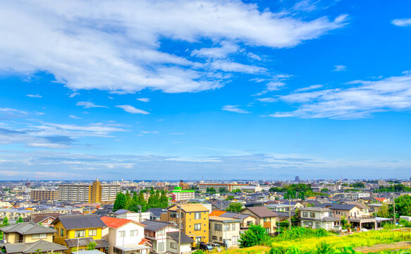 青空の住宅街