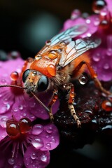 close up of a fly