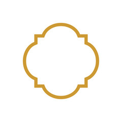 Islamic Shape Outline - Vector : Suitable for Islamic Theme and Other Graphic Related Assets.