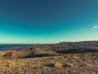 Arid coast on the Argentine Atlantic