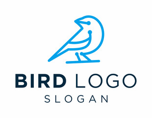 Logo about Bird on a white background. created using the CorelDraw application.