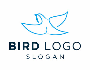 Logo about Bird on a white background. created using the CorelDraw application.