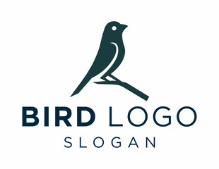 Logo about Bird on a white background. created using the CorelDraw application.