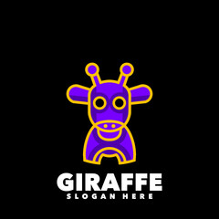 giraffe colorful mascot
