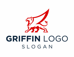 Logo about Griffin on a white background. created using the CorelDraw application.