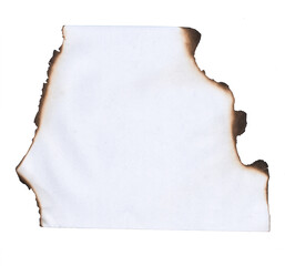 Stylish Transparent Burned Paper Edge