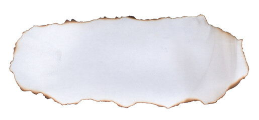 Fototapeta premium Stylish Transparent Burned Paper Edge