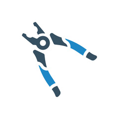 pliers icon vector illustration