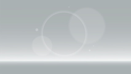 Illustration of a light background with a circle, and copy space.