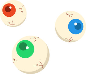 Spooky Eyeball Illustration