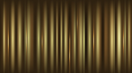 Golden color stage curtain vector abstract background