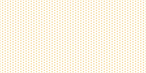 Foto op Canvas Polka dot seamless pattern. Yellow dots repeated background. Swatch template for textile, fabric, plaid, tablecloths, clothes. Vector wallpaper © vika_k