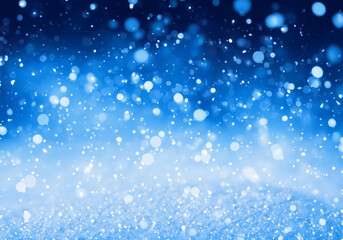 キラキラ輝く雪のイメージ背景素材