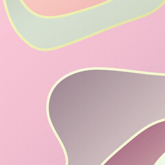 flowing background colorful vector design in coll concept. Trendy and aesthetic organic shapes