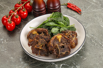 Grilled Lamb neck with spices