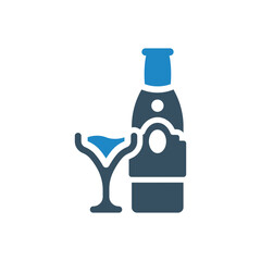 alcohol icon vector illustration