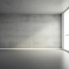 Empty room interior cement floor background