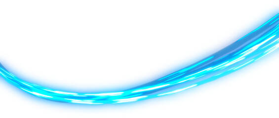 Speed Blue Neon Line, Futuristic Motion Concept
