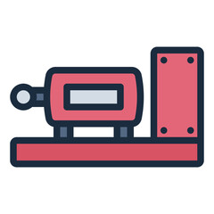 Obraz premium Flight Data Recorder filled line icon