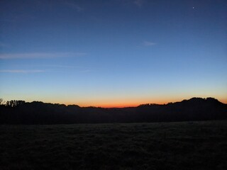 Sunrise in Bergisch Gladbach, Germany