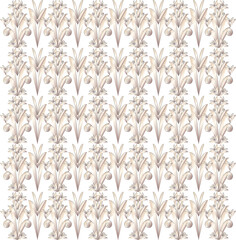 Vector pattern of graceful shapes.