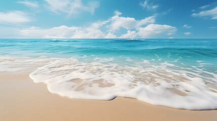 Fototapeta na wymiar Beautiful sandy beach background