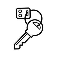 Car Keys Icon, Car Part Icon