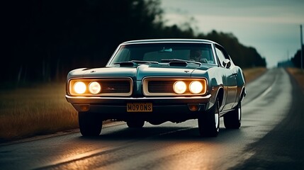 Racing Through Time: Exploring the Thrills of Athletic Driving Amidst Breathtaking Landscapes, generative AI