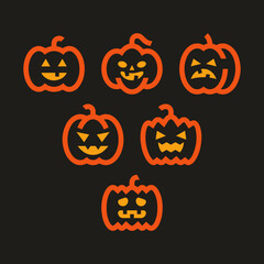 orange, halloween, skull, purple, illustration, vector, pattern, print, editable, potions, grunge, fun, happy, template, illustration