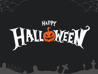 Happy hallowen invitation party, party halloween.