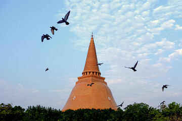 Phra Pathom Chedi (Big pagoda), Nakhon Pathom,Thailand