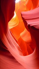 Envision a mysterious slot canyon, a narrow passage carved by the force of water over countless years. 