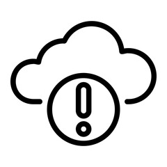 cloud line icon