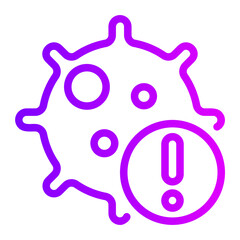 virus gradient icon