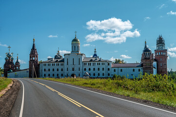 Fototapeta na wymiar Nikolo-Solbinsky convent. Solba, Pereslavl-Zalessky, Russia.