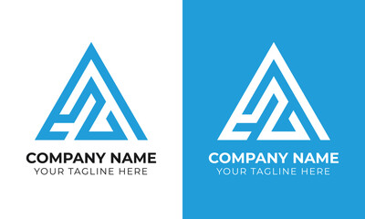 Professional creative modern minimal abstract business logo design template