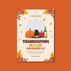 Thanksgiving day banner background vector