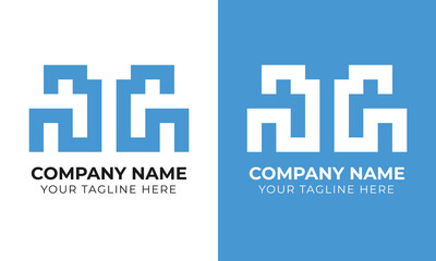 Obraz premium Professional creative modern minimal abstract business logo design template