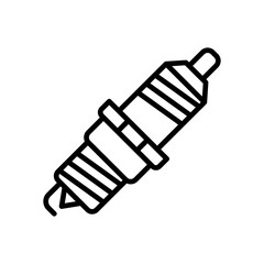 Car Part Icon, Spark Plug Icon