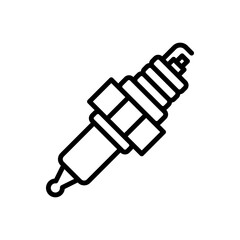 Car Part Icon, Spark Plug Icon